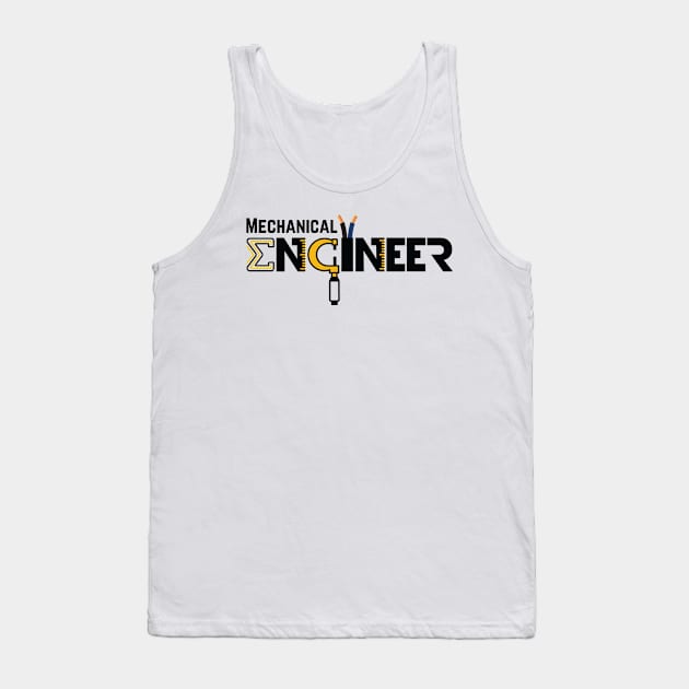 Mechanical Engineer Tank Top by Tee3D